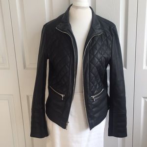 Like new faux leather jacket